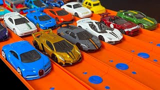 40 Hot Wheels Race Tournament Bugatti amp Lamborghini 5 Packs [upl. by Rammus]