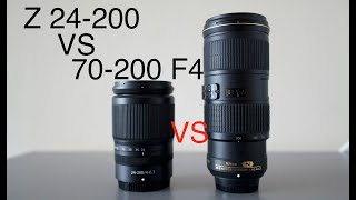 Nikon Z 24200mm vs 70200mm f4 Picture Quality Focus breathing [upl. by Eleynad]