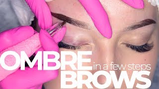 Ombre Brows in a few steps [upl. by Arat]