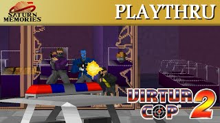 Virtua Cop 2 Model 2 Arcade by SEGA HD 1080p [upl. by Keele422]