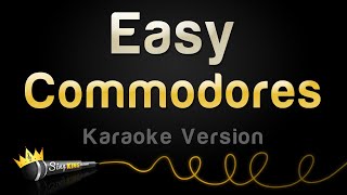 Commodores  Easy Karaoke Version [upl. by Almire]