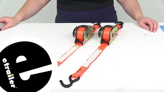 etrailer  Review of SmartStraps Ratchet Straps  Retractable Strap  348173W [upl. by Dalury687]