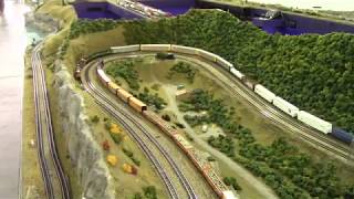 Liberty National Z Scale Model Train Layout Mable MN 2017 [upl. by Samuela]