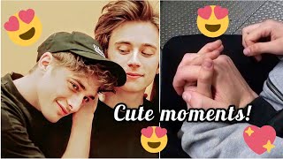 Maxence amp Axel cute moments 😘 elu axelauriant maxencedanetfauvel skamfr skam [upl. by Peale]