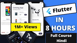 Master Flutter in Just 8 Hours  Full Course Hindi HindiCodepur [upl. by Gnem]