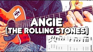 The Rolling Stones ANGIE  TUTO Guitare Cover Keith Richards Confin Jour 8 [upl. by Nerval]