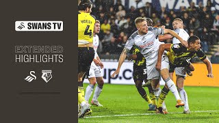 Swansea City v Watford  Extended Highlights [upl. by Koetke]