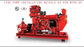 fire pump installation diagram [upl. by Carolee]