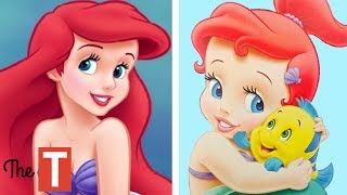 10 Disney Princesses Reimagined As KIDS [upl. by Weld]