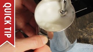 How to AutoFroth Milk for Lattes [upl. by Kolivas]