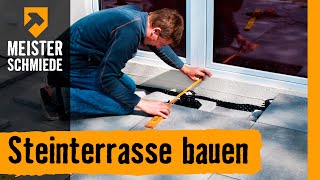 Steinterrasse bauen  HORNBACH Meisterschmiede [upl. by Lewan]