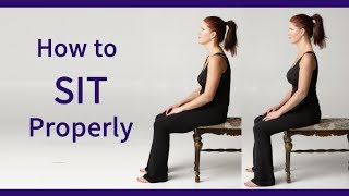 Posture Coach Shows How to Sit Properly [upl. by Zaid87]