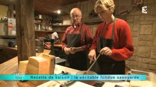 Recette de saison  la véritable fondue savoyarde [upl. by Jacqui]