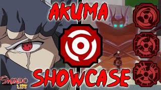 Shindo Life Akuma Showcase [upl. by Wilkins]