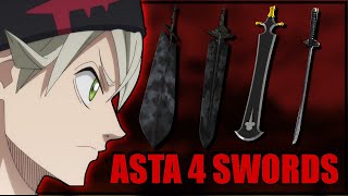 Astas 4 AntiMagic Demon Swords Explained  Black Clover Explained [upl. by Eanwahs]