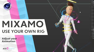 Use your Own rig with Mixamo Tutorial  C4D Cinema 4D [upl. by Neelloc]