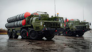 Russian S400 Triumf Air Defence System In Action [upl. by Noyahs]