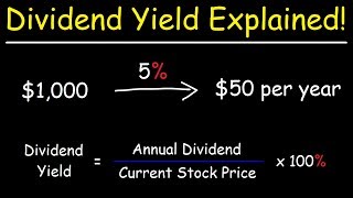 The Dividend Yield  Basic Overview [upl. by Nereids]