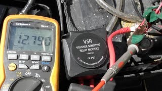 Voltage Sensitive Relay VSR installation [upl. by Ennaehr]