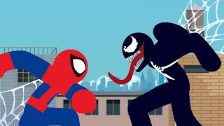 SpiderMan VS Venom Stick Fight [upl. by Cindi]