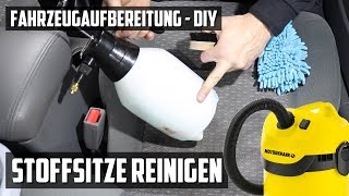 Autositze reinigen mit Nasssauger vs ohne  DIY FAHRZEUGAUFBEREITUNG [upl. by Danete]