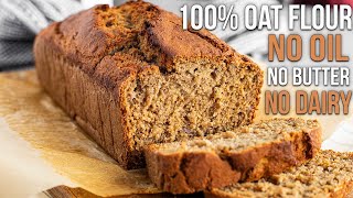 Healthy Banana Bread OAT FLOUR [upl. by Diraf220]