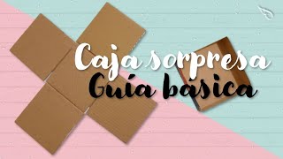 DIY ♡ Caja sorpresa  caja explosiva guía básica  Erandy Paz [upl. by Ruby986]