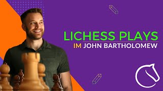 IM John Bartholomew Lichess Plays October 9 2022 [upl. by Chiles]