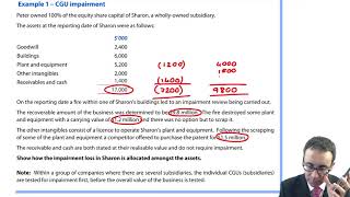 Goodwill impairment loss [upl. by Eidoc937]