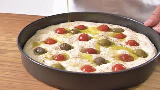 Focaccia Barese  Video Ricetta [upl. by Oicanata]