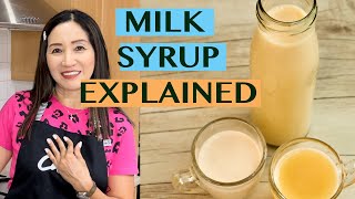 FAQ MILK SYRUP  WHY I USE MILK SYRUP amp RECIPES ON HOW TO ADJUST THE SWEETNESS LEVEL [upl. by Bayless]