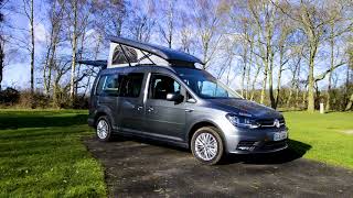 Campervan Review CMC Reimo VW Caddy Camp Maxi [upl. by Rramel]