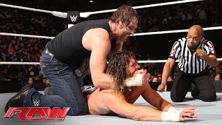 Dean Ambrose vs Dolph Ziggler  Money in the Bank Qualifier Raw May 23 2016 [upl. by Enelez130]