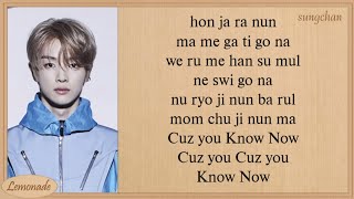 NCT U  Know Now Easy Lyrics [upl. by Nylkcaj487]