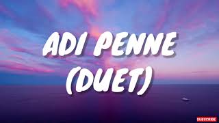 Adi Penne Duet Lyrics  Naam [upl. by Nedyarb]