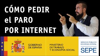 📳Como PEDIR el PARO por INTERNET 100 ONLINE📳 SIN CERTIFICADO 2 min🕐 TUTORIAL  UN TIO LEGLAL [upl. by Thorley]