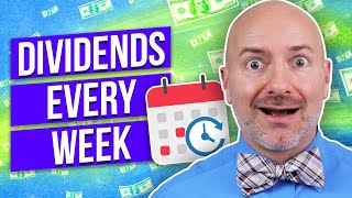 THESE 4 Monthly Dividend Stocks Pay You EVERY Week [upl. by Tiersten]