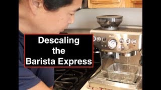 How to quotDescalingquot  Breville Barista Express [upl. by Clayberg]