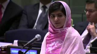 Highlights of Malalas speech at the UN [upl. by Ruhtra624]