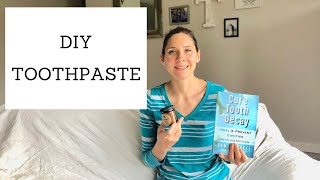 Organic Toothpaste Recipe  FAST amp EASY HOMEMADE DIY  Bumblebee Apothecary [upl. by Reginnej]