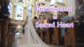 Processional at Sacred Heart Catholic Church [upl. by Ybocaj]