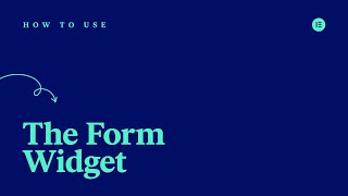 How to Use Elementors Form Builder to Create a Form on WordPress [upl. by Leugimesoj210]