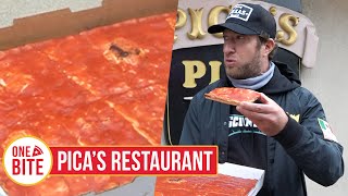 Barstool Pizza Review  Picas Restaurant Upper Darby PA [upl. by Bolanger656]