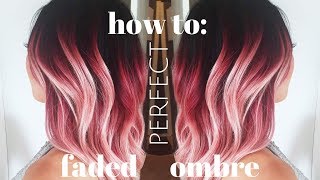 how to do the PERFECT FADED OMBRE [upl. by Zetra]