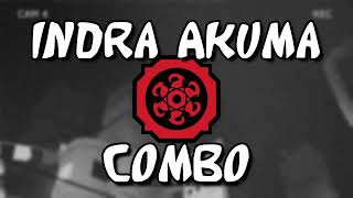 3 INDRA AKUMA COMBOS  Shindo Life [upl. by Shantee]