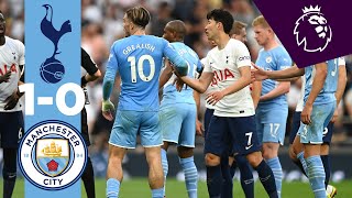 HIGHLIGHTS  SPURS 10 MAN CITY  OPENING DAY DEFEAT [upl. by Elauqsap]