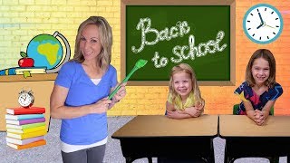 First Day Back to Toy School for Addy and Maya [upl. by Anivlac775]