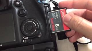 Canon 7D memory card problem [upl. by Okeim]