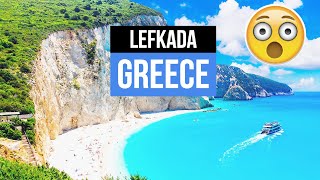 Lefkada island  Greece 4K View [upl. by Leatri]