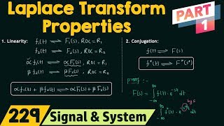 Properties of Laplace Transform Part 1 [upl. by Fanechka]